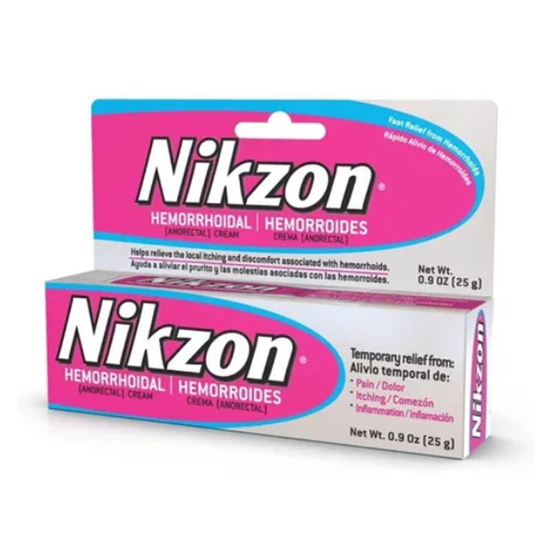 Nikzon Hemorroidal Cream, Crema Alivio Del Dolor Inflamación Nikzon