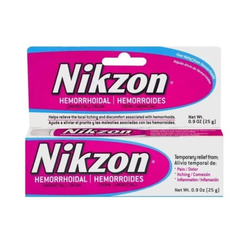 Nikzon Hemorroidal Cream, Crema Alivio Del Dolor Inflamación Nikzon