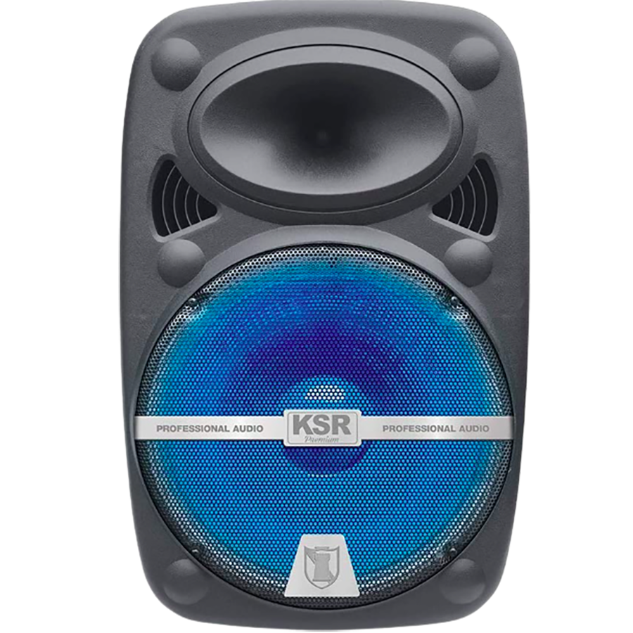 Kaiser Bafle KSR Premium Recargable de 15 con Bluetooth y Micrófono. 12,000W PMPO MSA7516