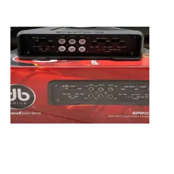 AMPLIFICADOR DB DRIVE SPRO1800.4 4 CANALES 1800W CLASE A/B
