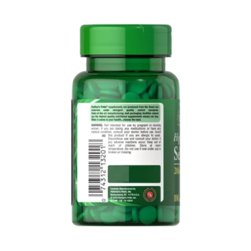 Selenio Selenium 100 Mcg 100 Tabls Suplemento Puritans Pride