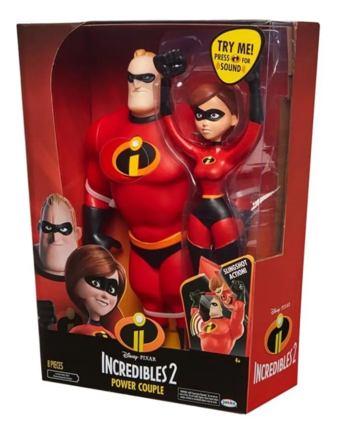 Set De Figuras De Colección Elastigirl Y Mr.increíble 12 pulgadas