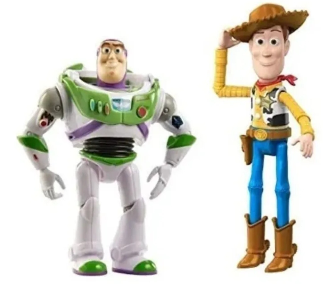 Set Figuras Toy Story Woody Y Buzz Lightyear Mattel Disney