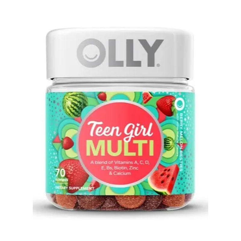Olly Multivitamínico Teen Girl 70gom Biotina + Zinc Y Calcio OLLY 