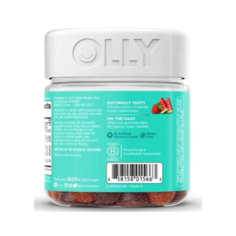 Olly Multivitamínico Teen Girl 70gom Biotina + Zinc Y Calcio OLLY 