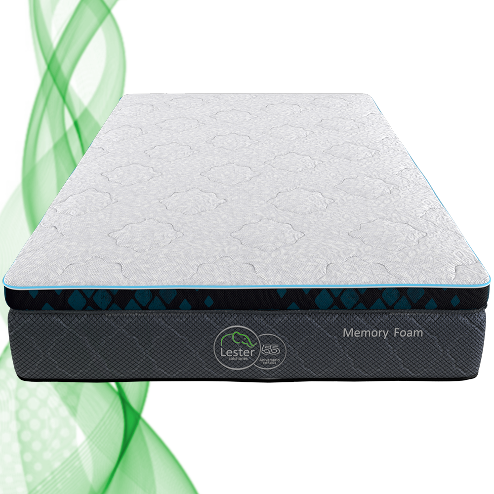 Colchón Individual Gwyn Lester Con Ultra Confort Memory Foam Gel