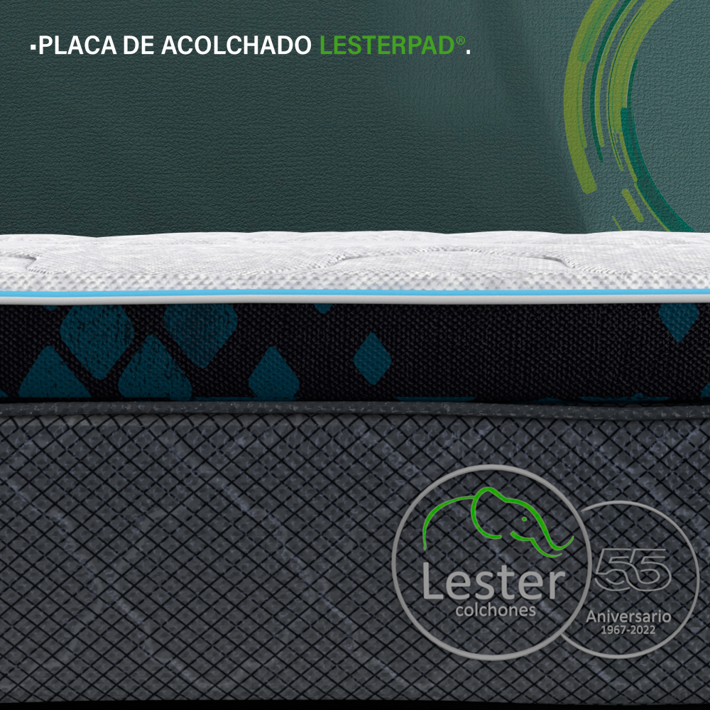 Colchón Individual Gwyn Lester Con Ultra Confort Memory Foam Gel