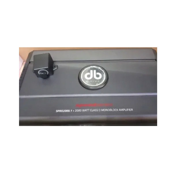 AMPLIFICADOR DB DRIVE SPRO2000.1 1 CANAL 2000W CLASE D
