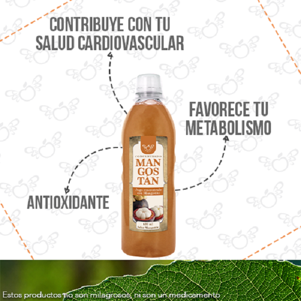 JUGO CONCENTRADO DE MANGOSTAN BY MCBERRY