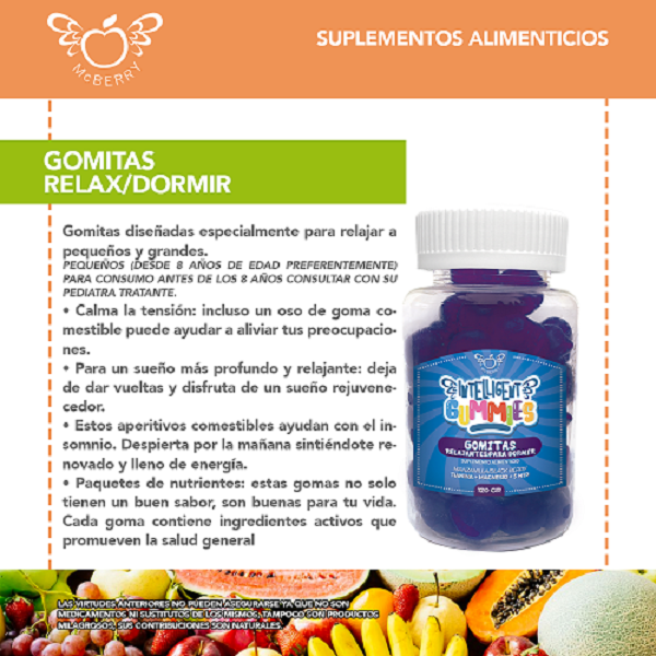 GOMITAS RELAX TODAS LAS EDADES BY MCBERRY