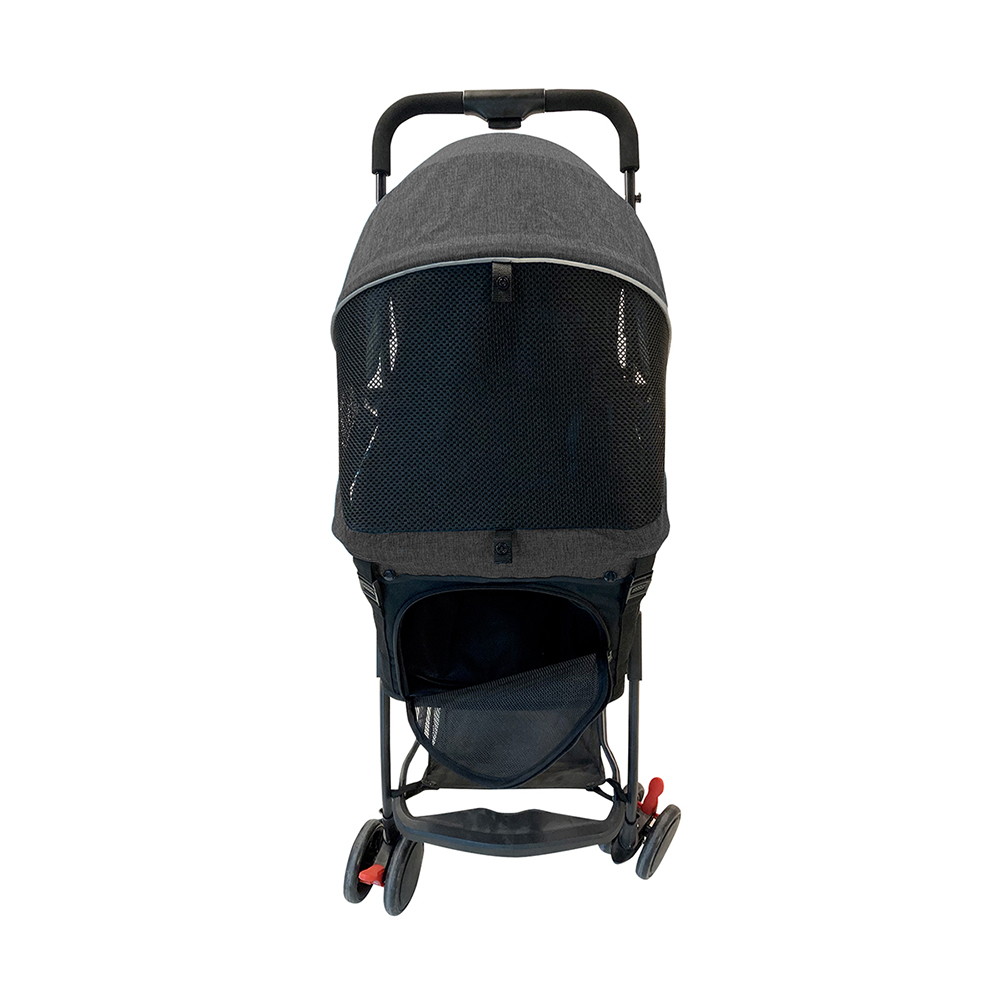 AGBOX Carriola plegable para mascotas I Pet Color Negro AG-1023.