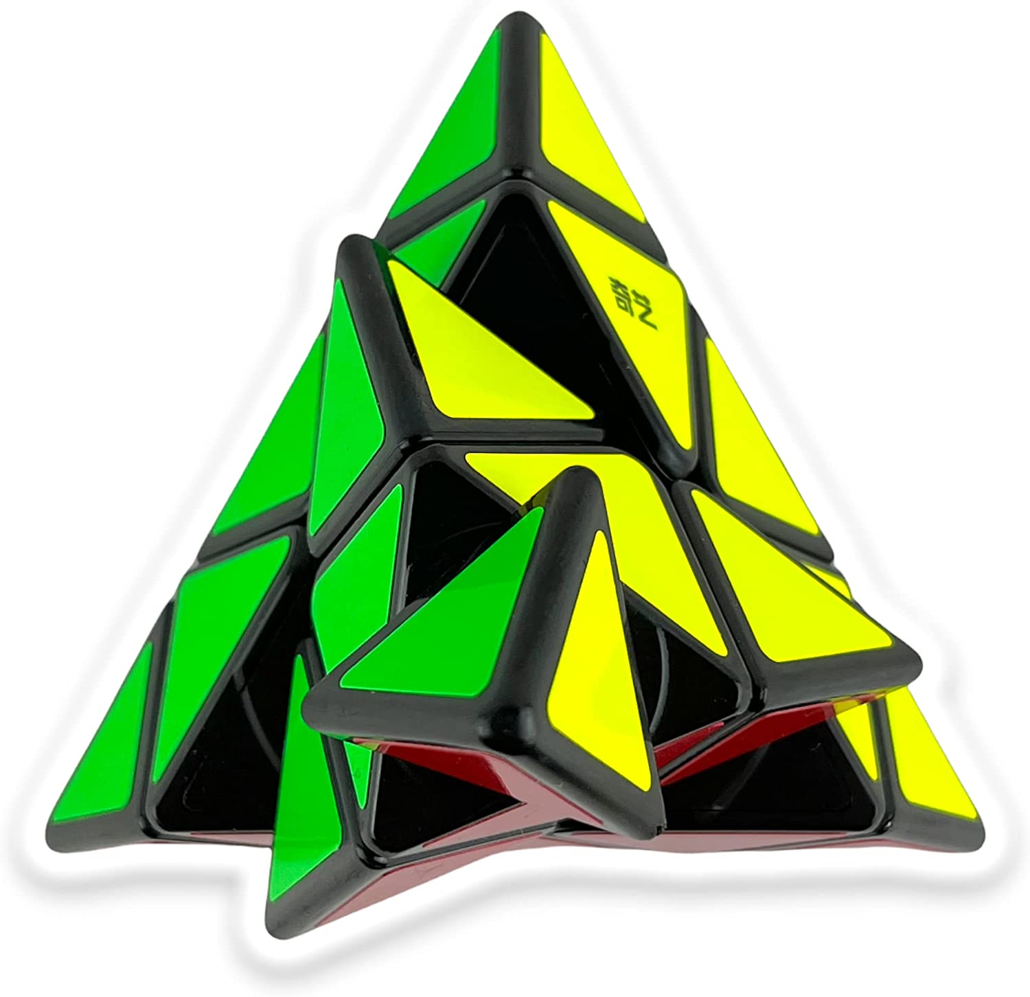 Pyraminx Qiyi Original, Pirámide de alta calidad y rendimiento, de las mejores pyraminx que podrías tener.