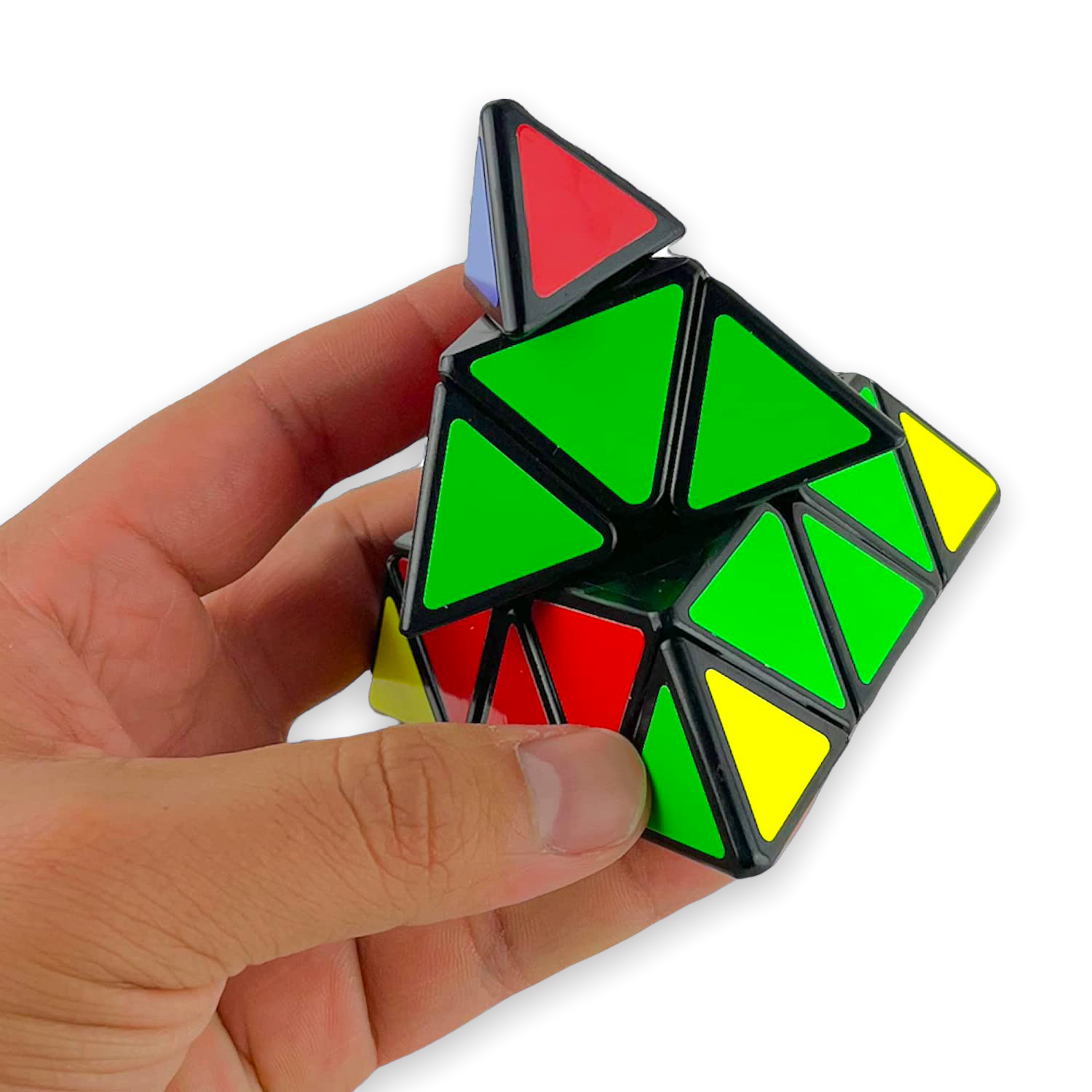 Pyraminx Qiyi Original, Pirámide de alta calidad y rendimiento, de las mejores pyraminx que podrías tener.