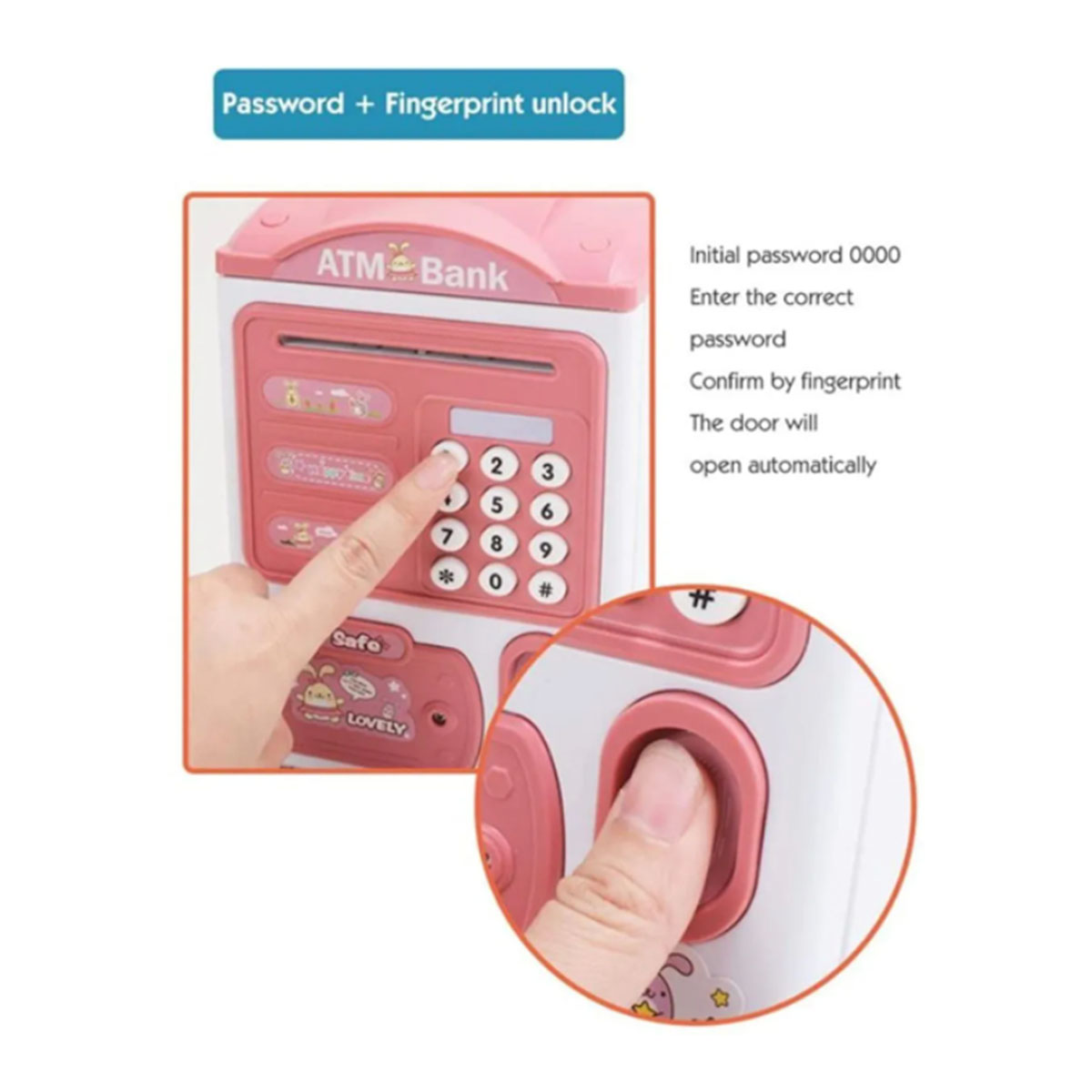 Alcancía Juguete Caja ahorradora para dinero Saving Box