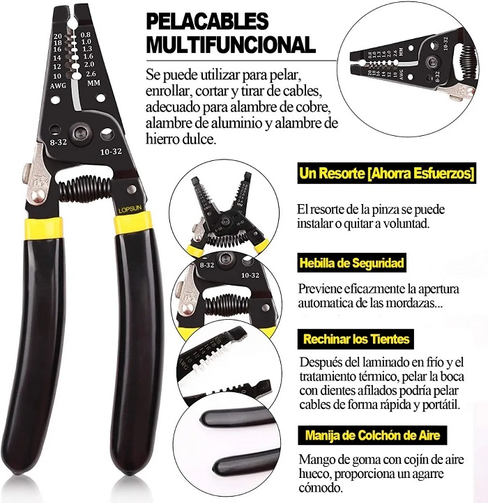 Kit Pinzas Ponchadoras Conectores Mc4 Crimpadora Panel Solar