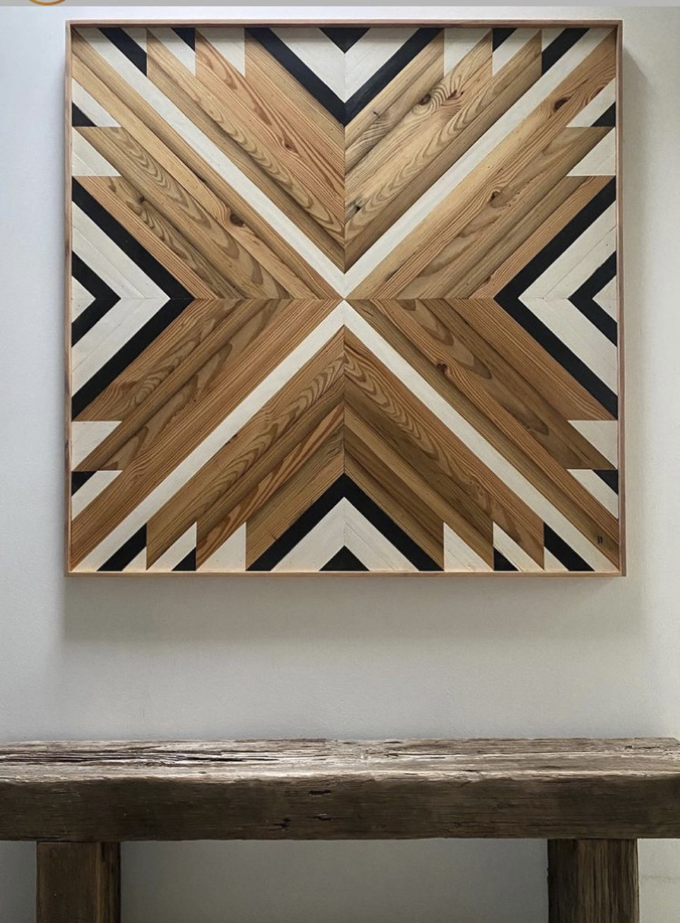 Cuadro decorativo de Madera Natural de Tzalam.