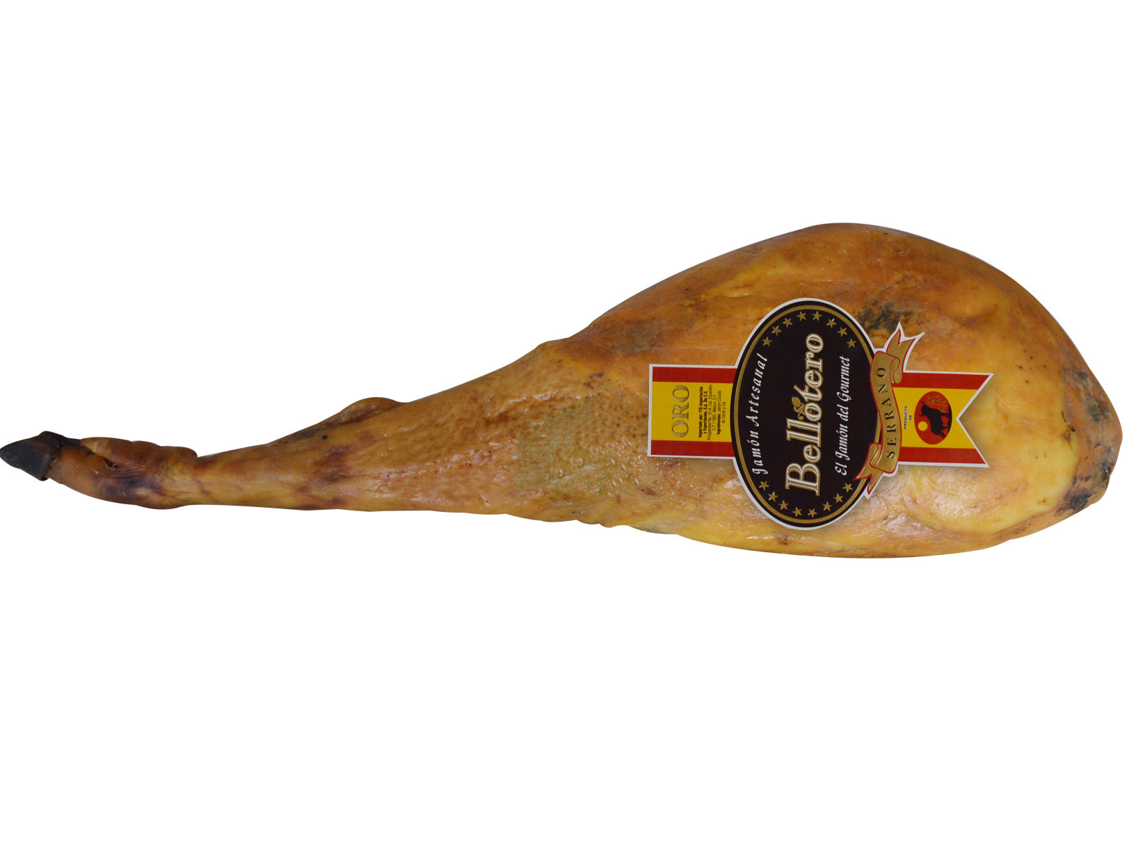 Pata De Jamón Serrano Con Hueso Gran Rva Bellotero Oro