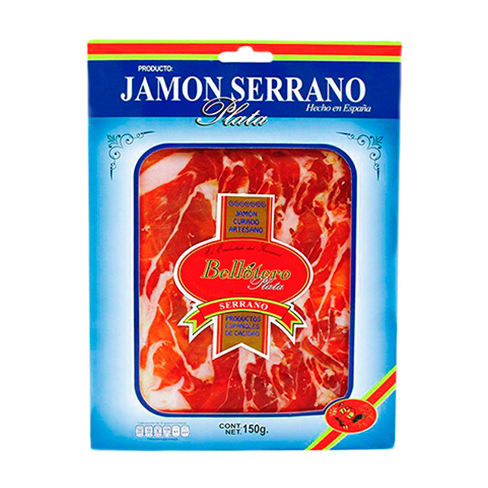 Jamón Serrano Plata Bellotero Pieza De 150 Gr