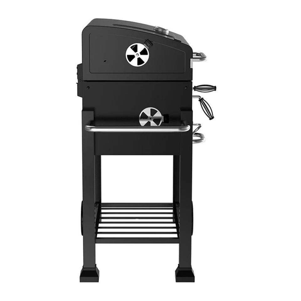 Asador Expert Grill 24 Pulgadas Acero Gris