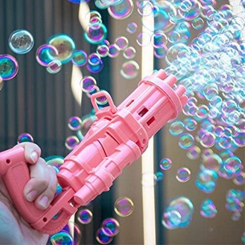 Pistola eléctrica de burbujas Gadgets & Fun Maquina de burbujas para niños 