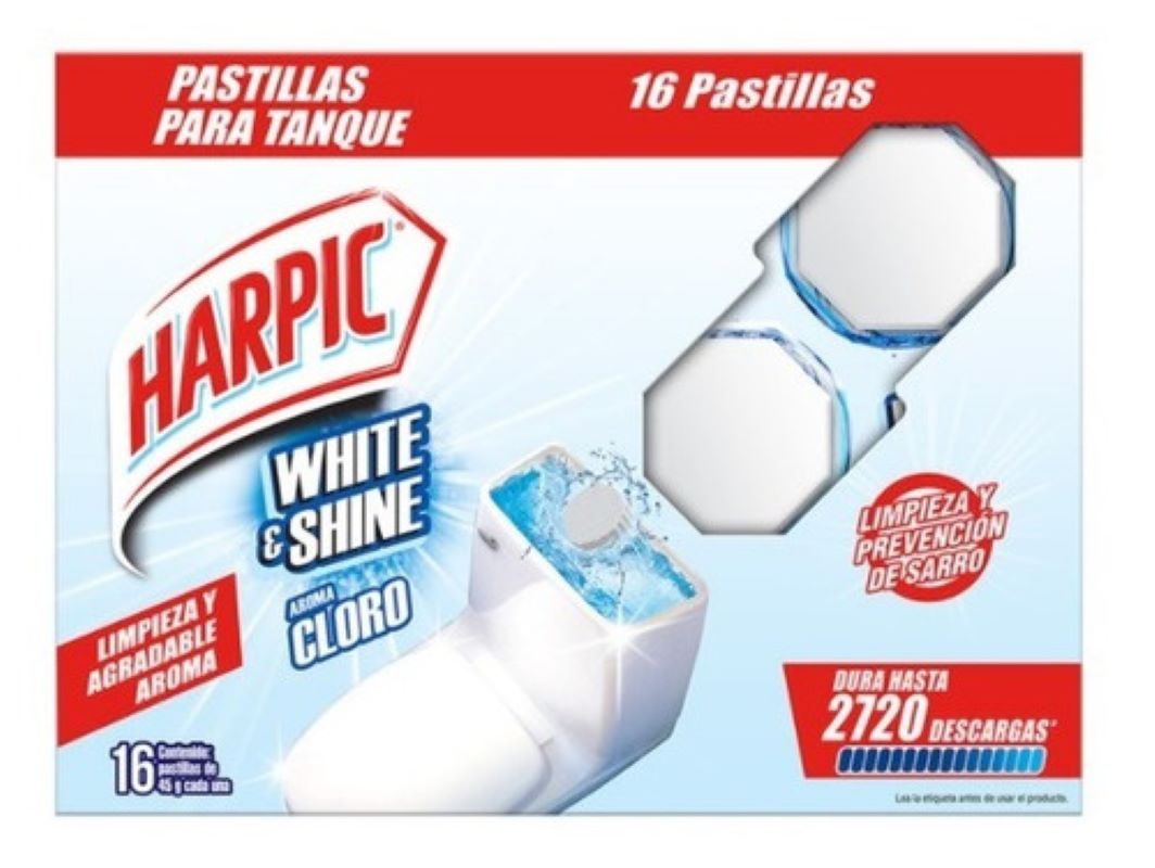 Pastillas Desinfectantes Harpic Power Ultra 644895  
