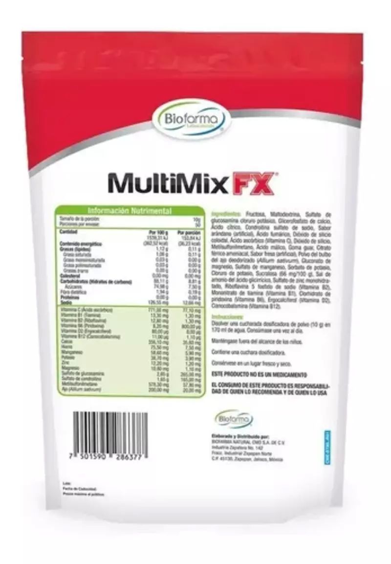 Multimix Fx 500g Glucosamina + Condroitina Antioxidante