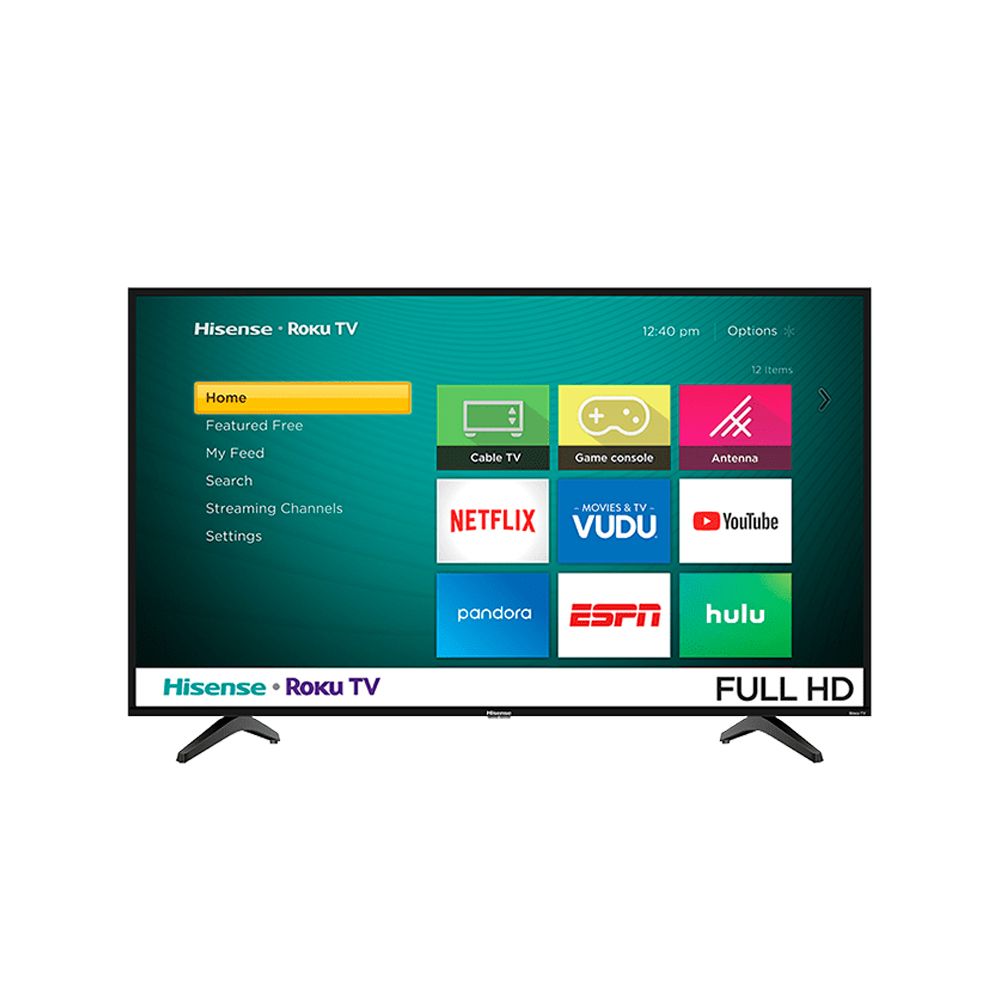 Pantalla Smart TV Hisense 40 Pulgadas Mod. 40H4030F Negro Reacondicionado