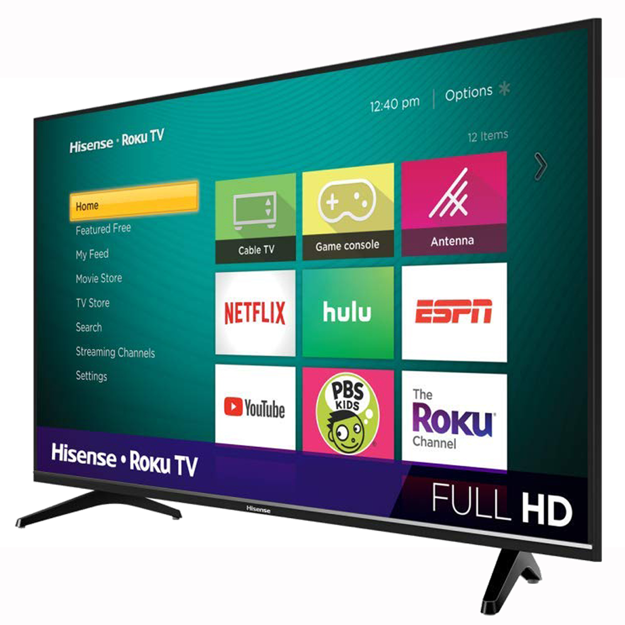 Pantalla Smart TV Hisense 40 Pulgadas Mod. 40H4030F Negro Reacondicionado