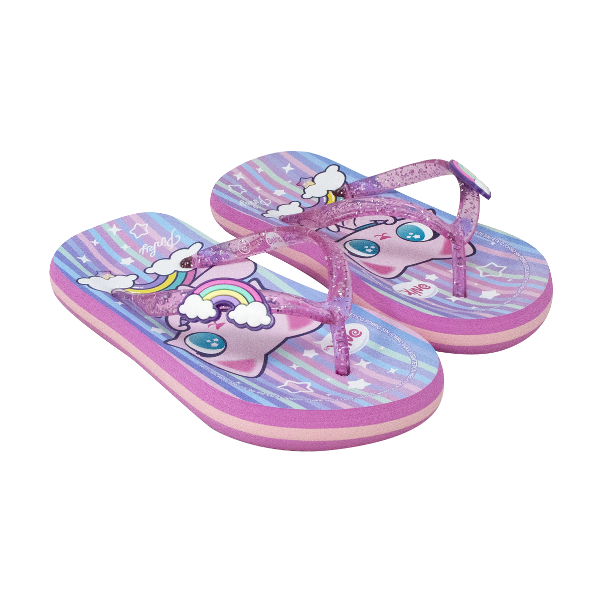 Sandalias Niñas Onix Gatito Pinky Arcoiris