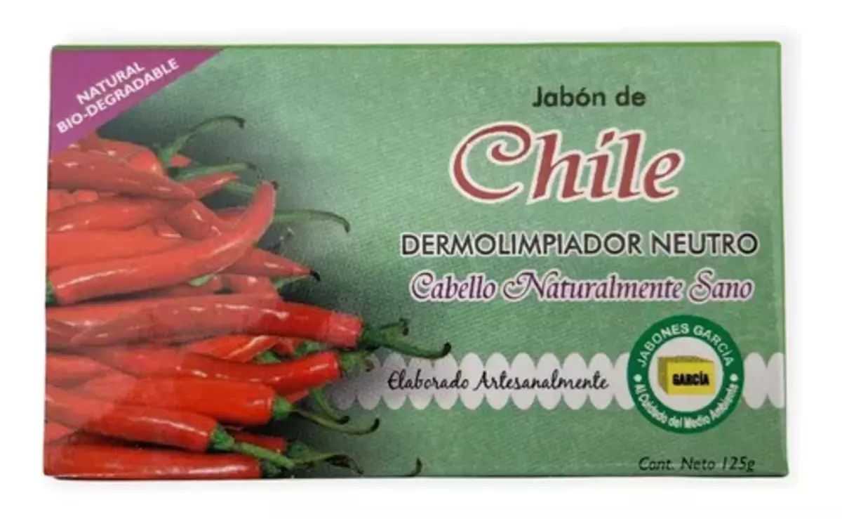 Jabón García De Chile 1 Pieza 125g Ecológico Biodegradable