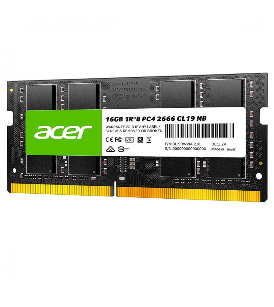 MEM DDR4 SODIMM ACER SD100 8GB 3200MHZ CL22 260-pin SO-DIMM 