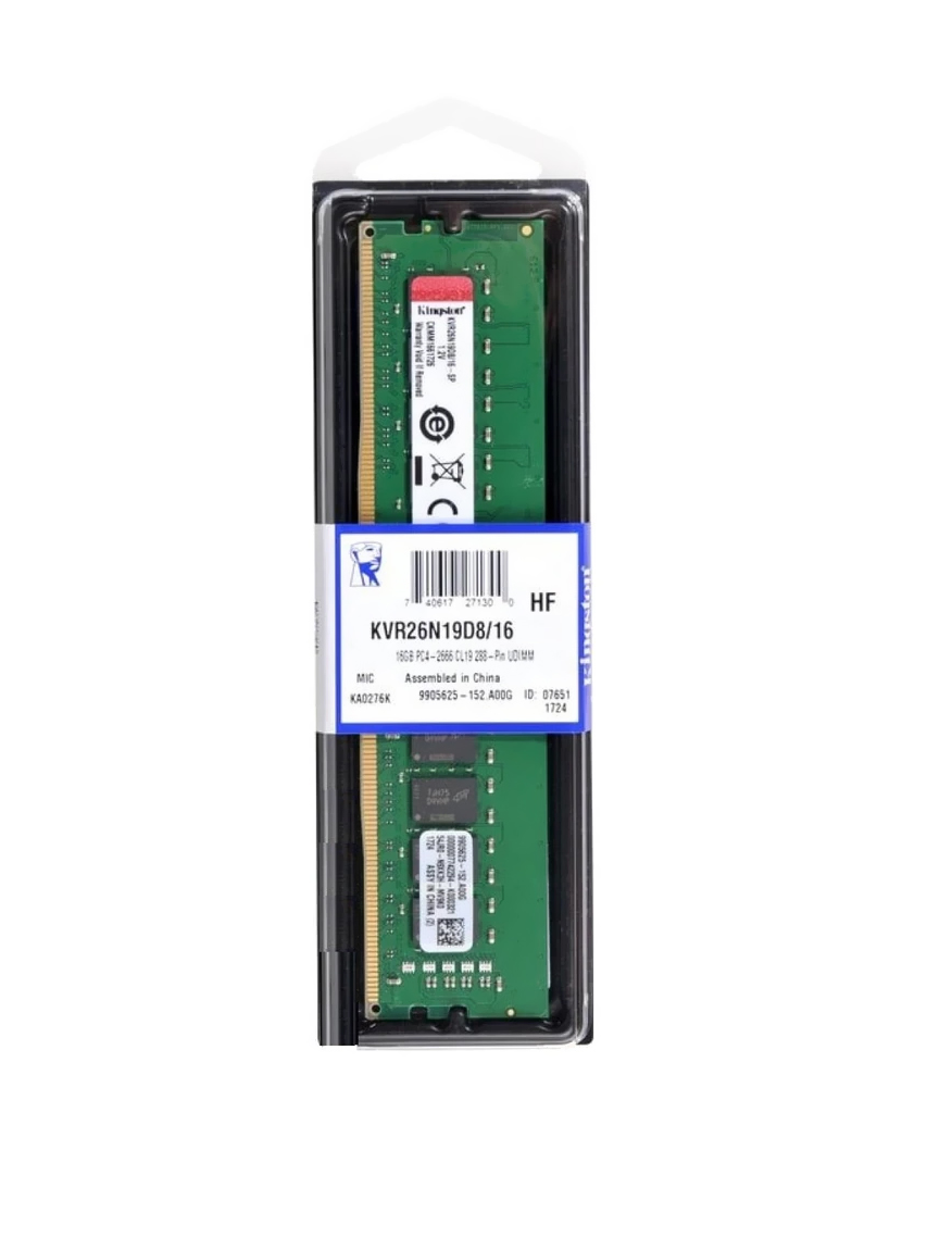 Memorian RAM DDR4 Kingston 2666 Mhz 16GB KVR26N19D8/16