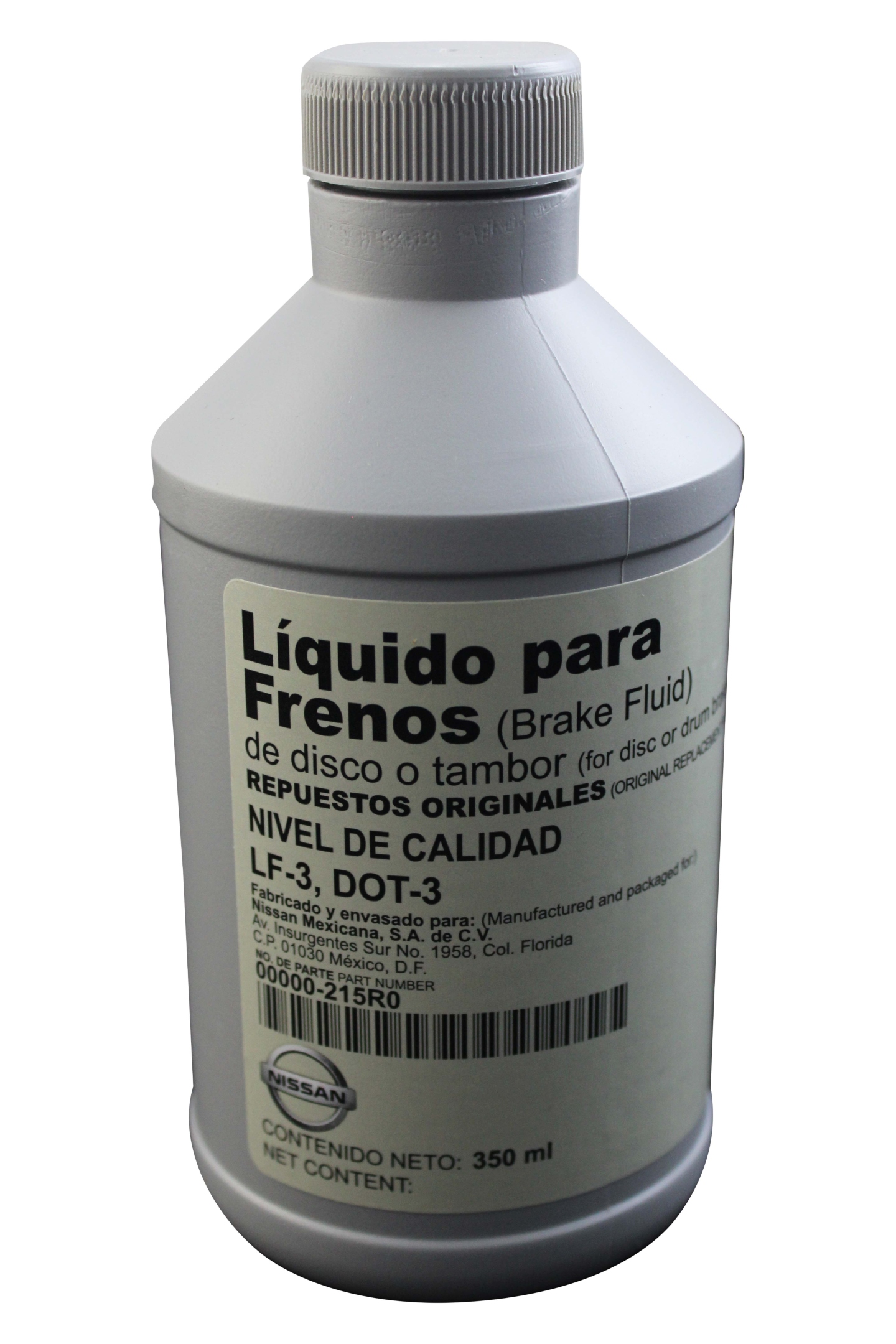 Líquido para frenos DOT 3 original Nissan 350 ml