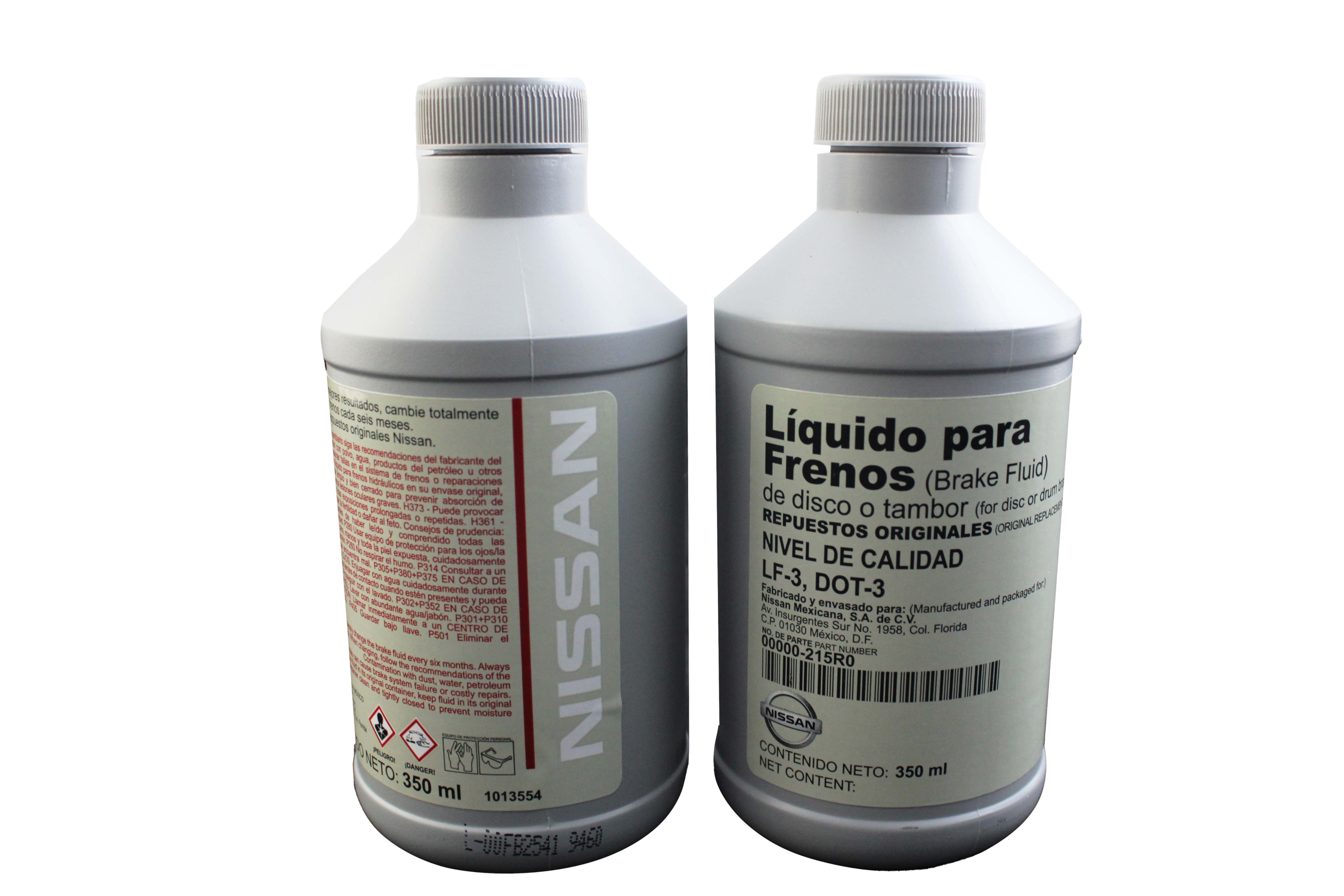 Líquido para frenos DOT 3 original Nissan 350 ml
