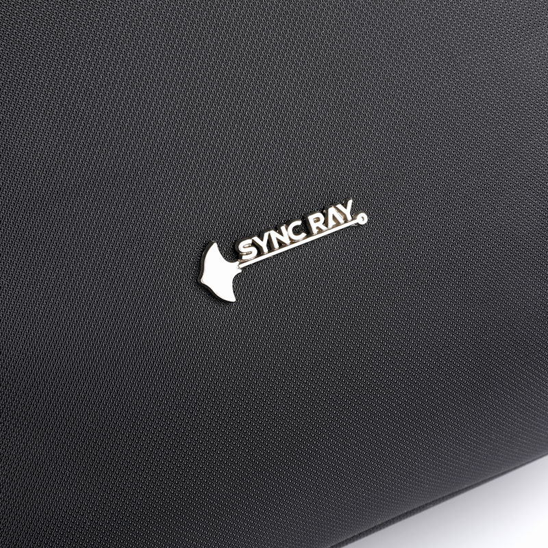 Sync Ray SR-BK02 Mochila para Laptop hasta  15,6 pulgadas con puerto de carga usb 3.0 puerto para audifonos , anti sudor ideal para escuela o viaje con tira trasera para sostener en equipaje color negro.