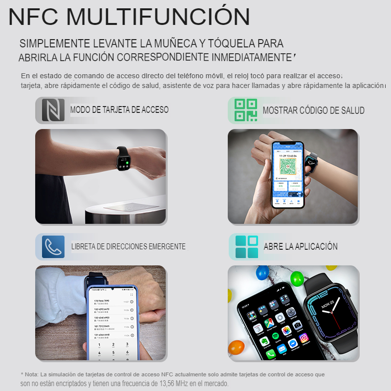 Reloj inteligente HW37 Plus, Serie 7, carga inalámbrica, llamadas bluetooth, asistente de voz (Siri y Google), sensores de presión arterial, oxigenación de la sangre, ritmo cardiaco, monitor de sueño, entre otras. Compatible con Android y iPhone.