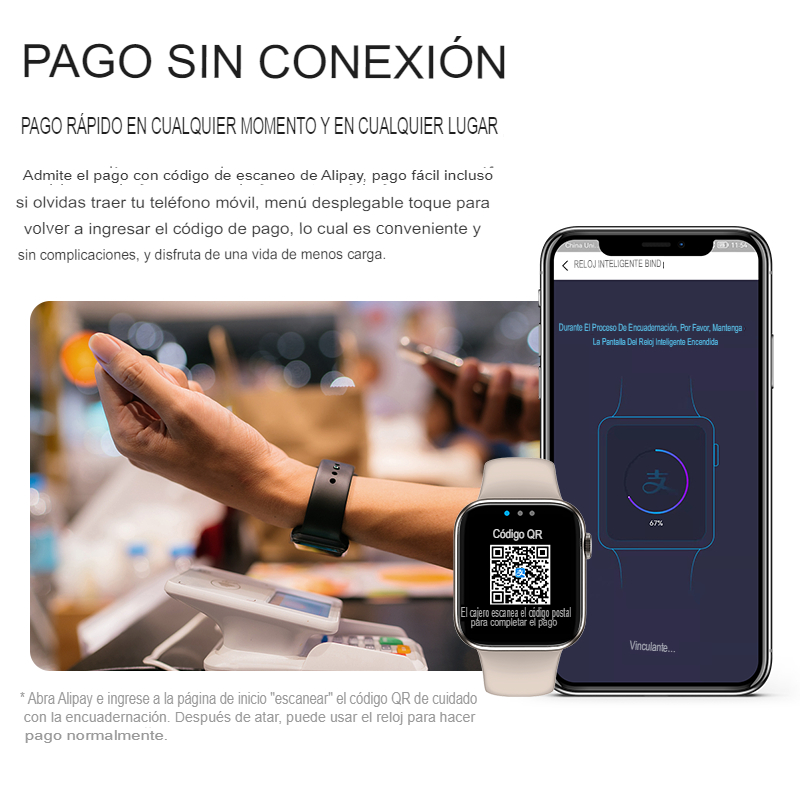 Reloj inteligente HW37 Plus, Serie 7, carga inalámbrica, llamadas bluetooth, asistente de voz (Siri y Google), sensores de presión arterial, oxigenación de la sangre, ritmo cardiaco, monitor de sueño, entre otras. Compatible con Android y iPhone.