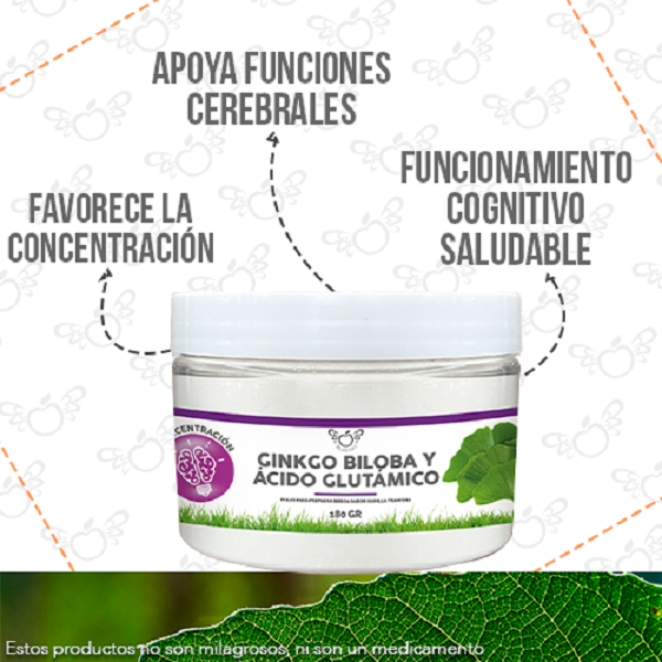 GINKGO BILOBA Y ACIDO GLUTMICO BY MCBERRY