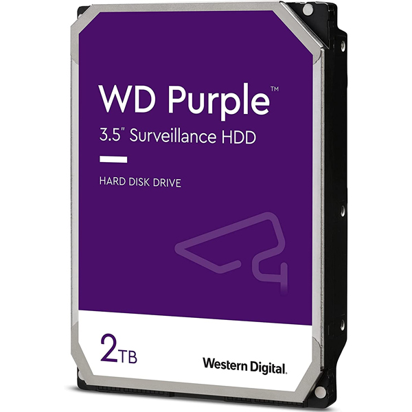 Disco Duro 2TB Western Digital NVR DVR 3.5 Vigilancia WD22PURZ