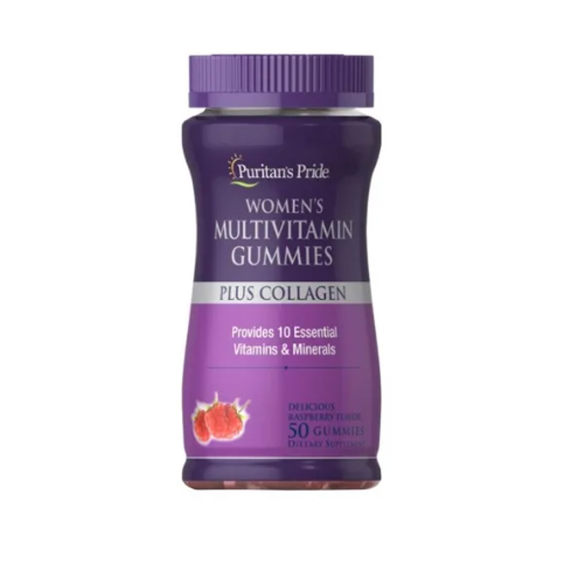 Multivitamínico Mujeres 50gom Vitaminas + Biotin Calcio Zinc Puritan's Pride