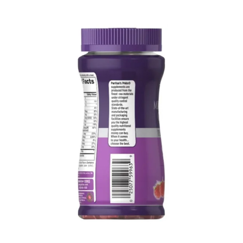 Multivitamínico Mujeres 50gom Vitaminas + Biotin Calcio Zinc Puritan's Pride