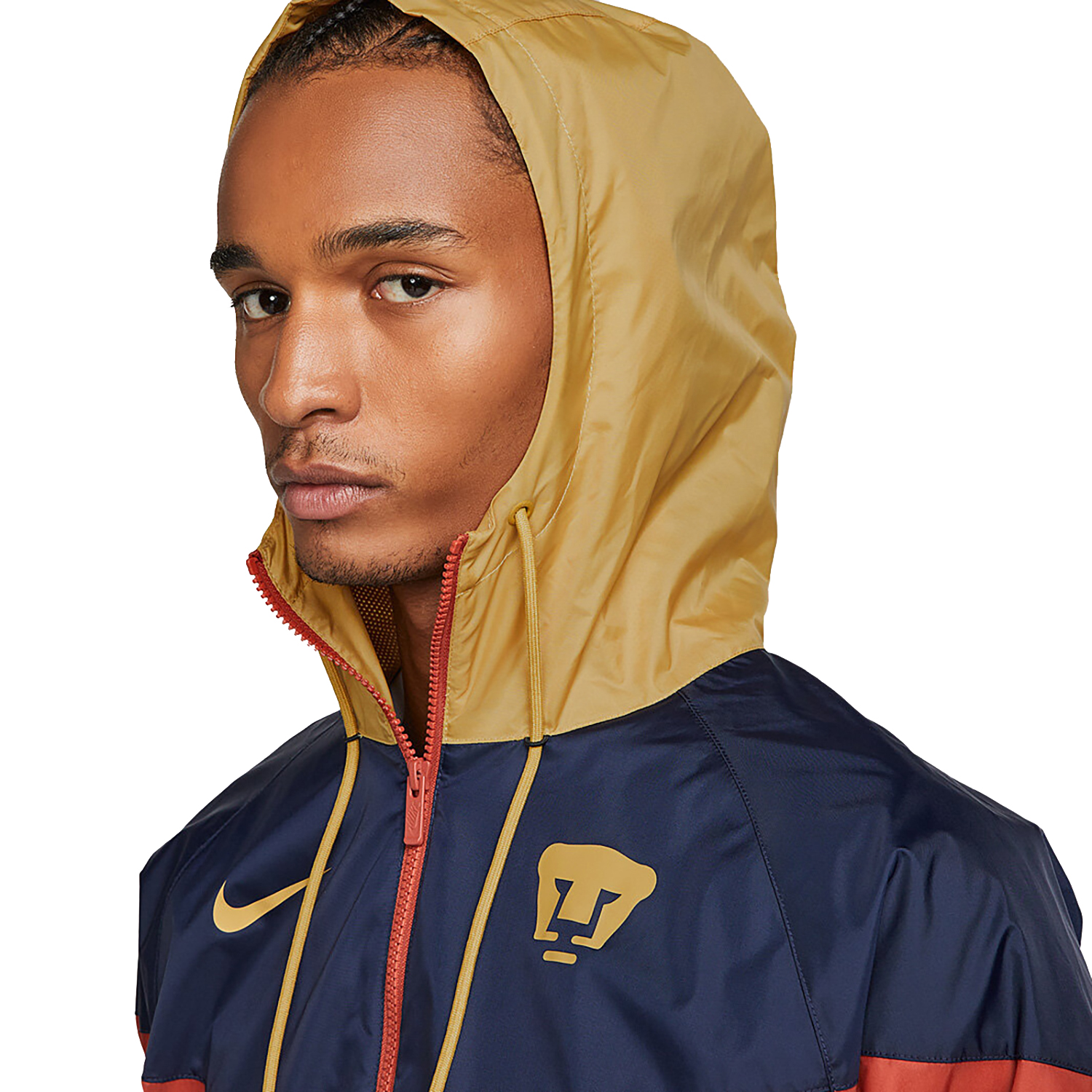 ROMPEVIENTOS NIKE PUMAS UNAM TERRACOTA 2022 (OVERSIZE) - TALLA CHICO (AMPLIO)