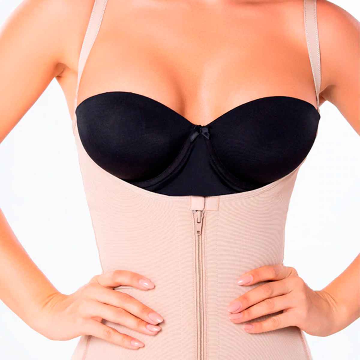 Fajas Colombianas Reductoras y Moldeadoras De Uso Diario Moldea Figura, Faja Body Tipo Cachetero Con Realce De Busto Y Glúteos Reductora De Medidas Efecto Inmediato.