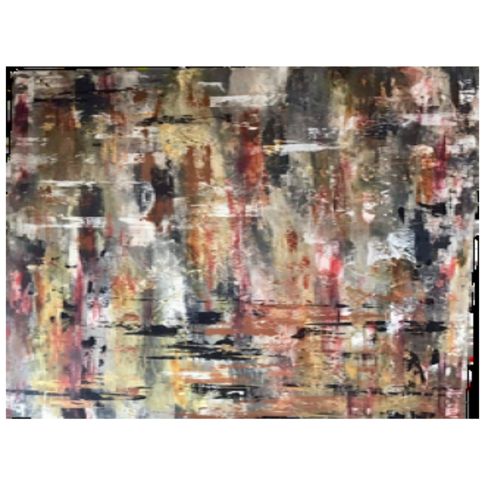 Cuadro "Tierra" Pintura Arte Acrílico Sobre Tela 1.30X2.30Mts.