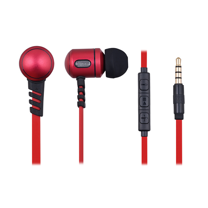 WESD Audifonos Alambricos con Microfono Diseño Ajustado al Oído Aísla Ruido Auriculares alambricos Potente Sonido de Bajos magnéticos (Negro)