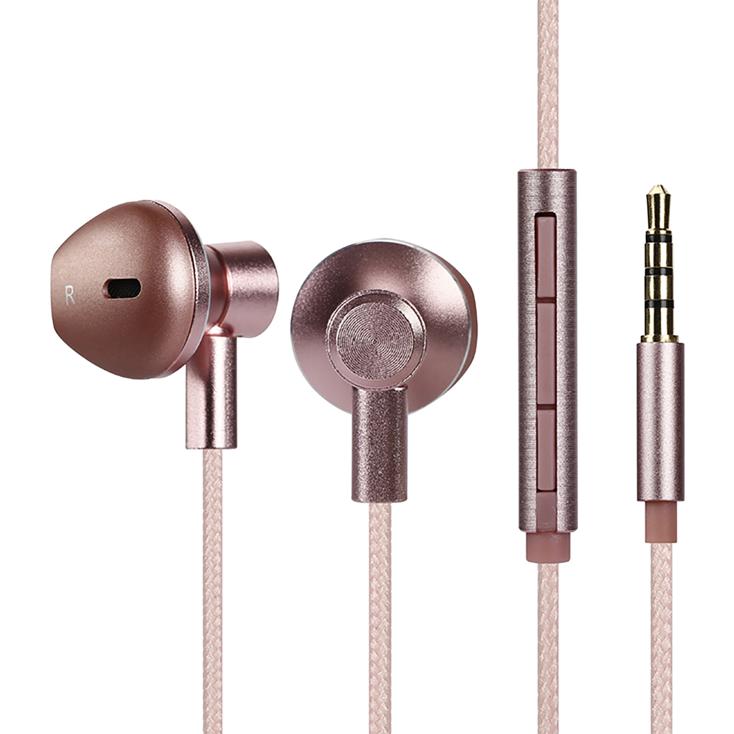 WESD Audifonos Alambricos con Microfono Diseño Ajustado al Oído Aísla Ruido Auriculares alambricos Potente Sonido de Bajos magnéticos (Negro)