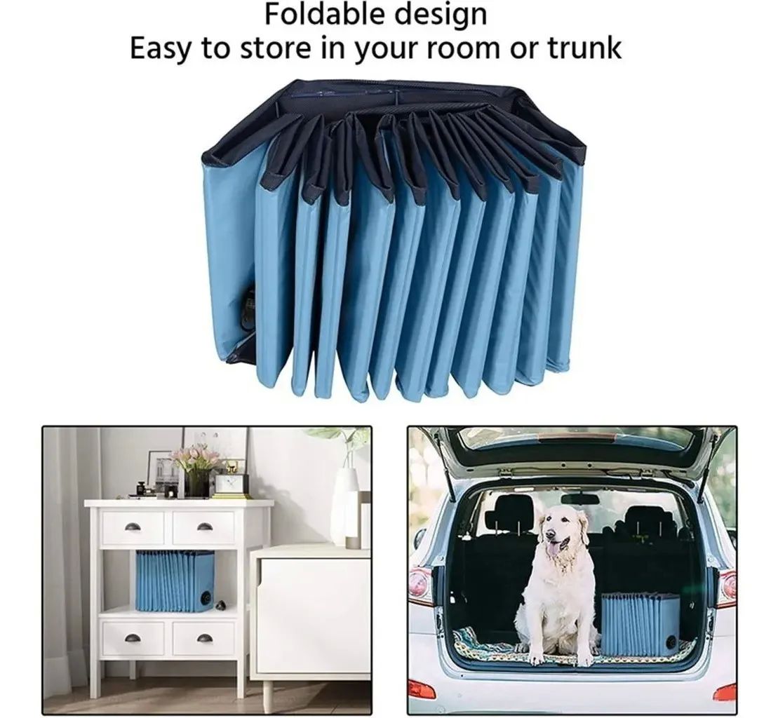 Alberca Plegable Piscina Perro Mascota Bañera Baño 80x20 Cm