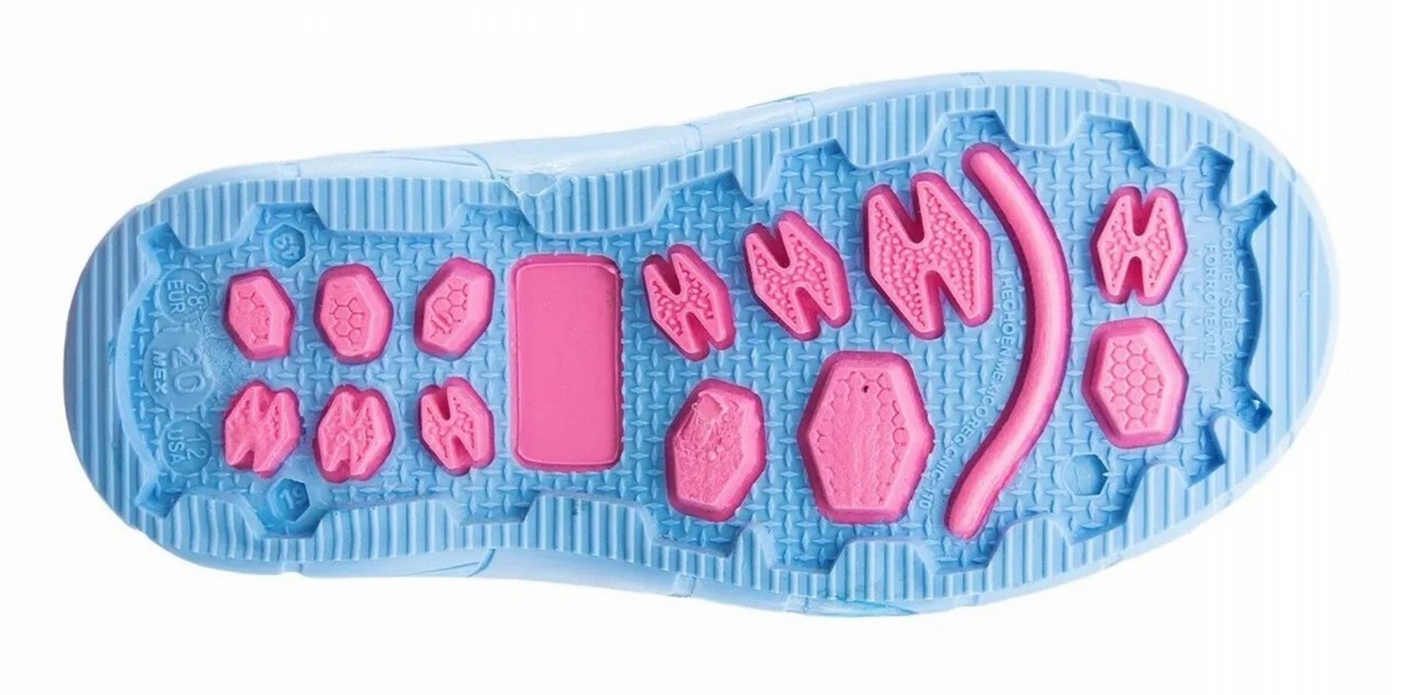 Ari Rosa/Celeste Zapatillas altas para Niñas, color Rosa Celeste 