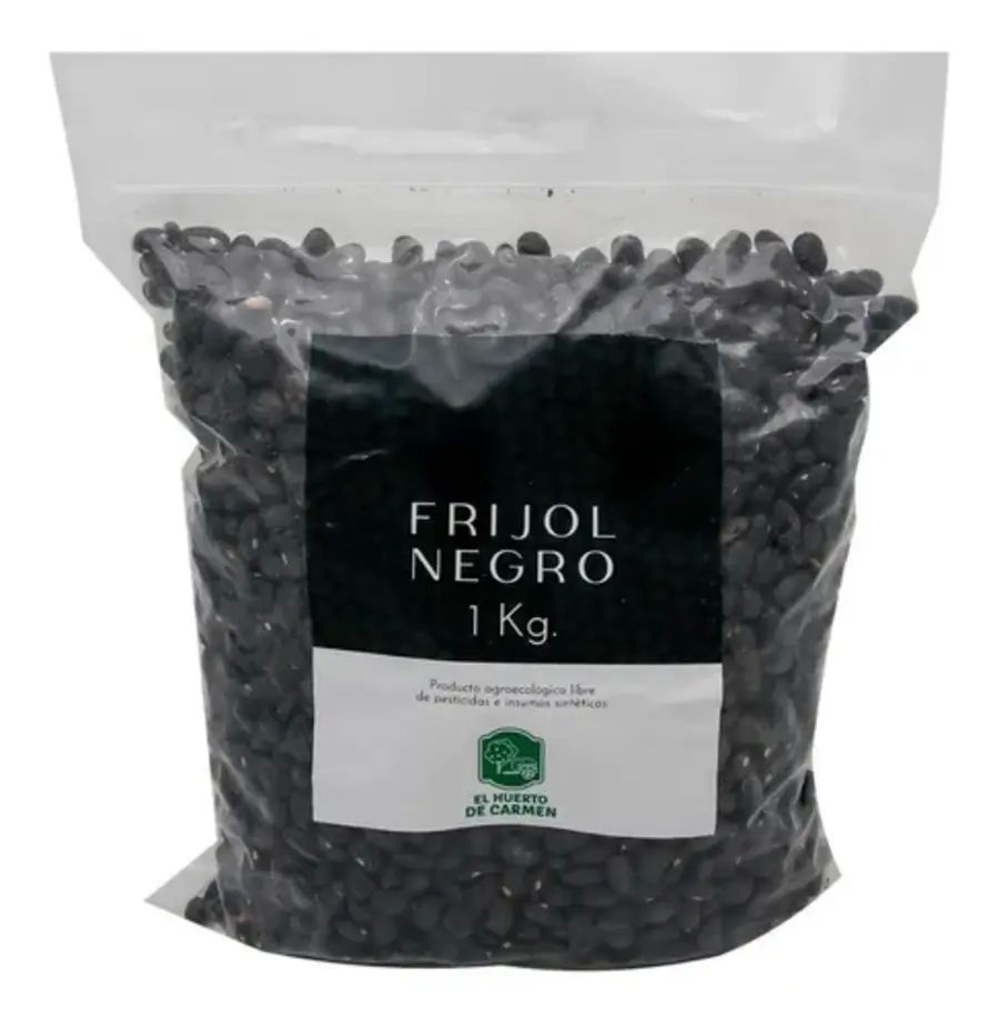 Frijol Negro Agroecológico Orgánico 1 Kg Huerto De Carmen