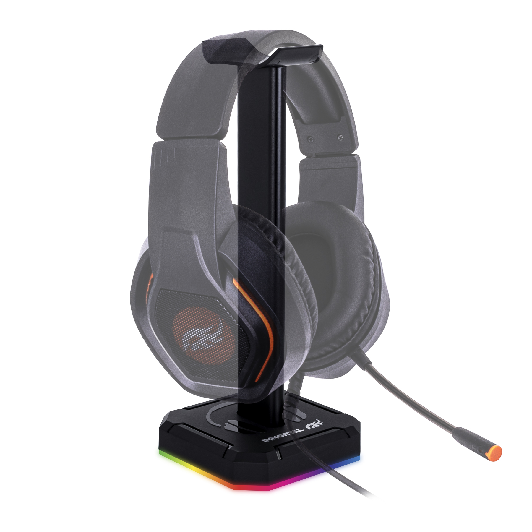 Soporte Con Rgb Para Audífonos Gamer Stand Holder Immortal